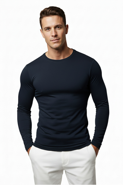 DeepSEA Uzun Kollu Sıfır Yaka Erkek Sweat 2300423