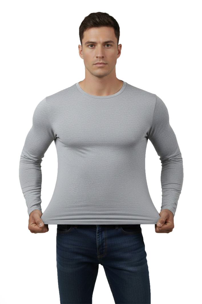 DeepSEA Uzun Kollu Sıfır Yaka Erkek Sweat 2300423 2
