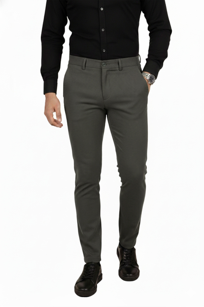 DeepSEA Erkek Esnek Kumaş Slim Fit Beli Lastikli Günlük Spor Pantolon 2600700