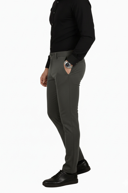 DeepSEA Erkek Esnek Kumaş Slim Fit Beli Lastikli Günlük Spor Pantolon 2600700