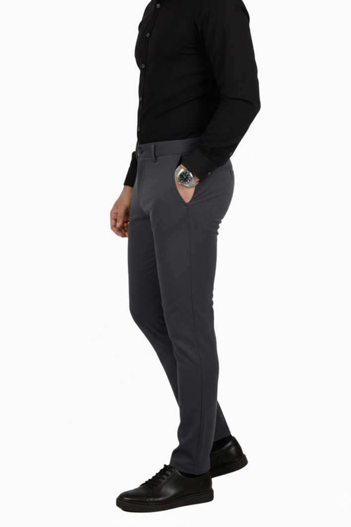 DeepSEA Erkek Esnek Kumaş Slim Fit Beli Lastikli Günlük Spor Pantolon 2600700 2