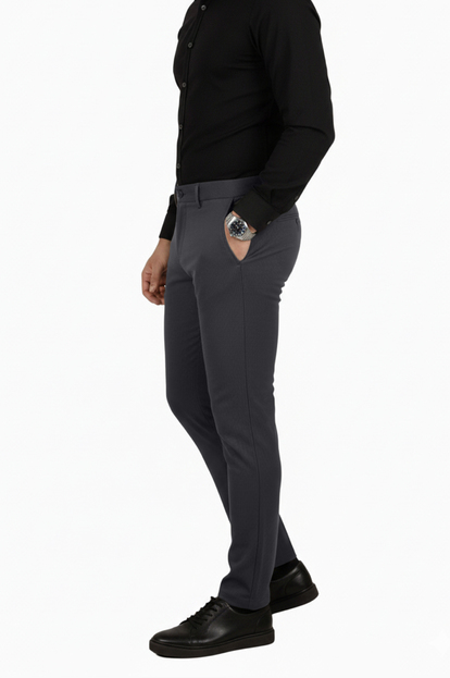 DeepSEA Erkek Esnek Kumaş Slim Fit Beli Lastikli Günlük Spor Pantolon 2600700