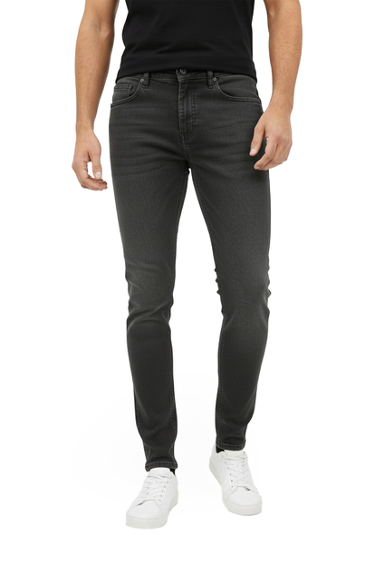 DeepSEA Likralı Dar Kesim Taşlanmış Kot Pantolon Günlük & Şehir Stili Erkek Jean 2608353