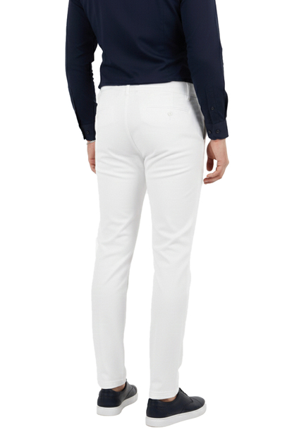 DeepSEA Erkek Likralı Gofre Kumaş Beli Lastikli İpli Slim Fit Günlük Pantolon 2600572