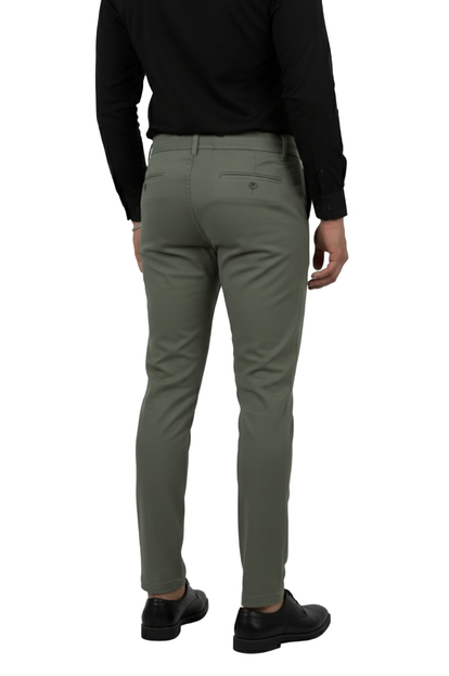 DeepSEA Erkek Likralı Gofre Kumaş Beli Lastikli İpli Slim Fit Günlük Pantolon 2600572