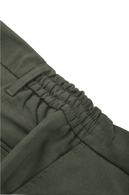 DeepSEA Erkek Likralı Gofre Kumaş Beli Lastikli İpli Slim Fit Günlük Pantolon 2600572
