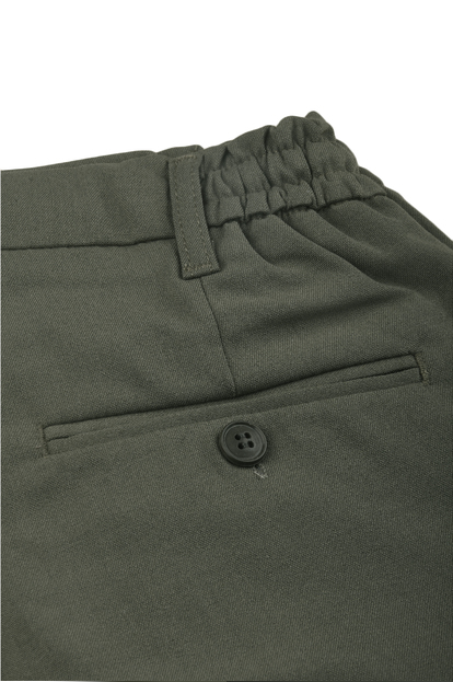 DeepSEA Erkek Likralı Gofre Kumaş Beli Lastikli İpli Slim Fit Günlük Pantolon 2600572