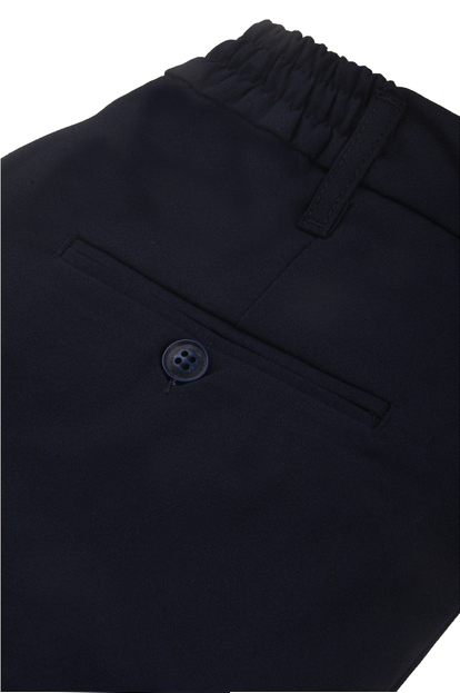 DeepSEA Erkek Likralı Gofre Kumaş Beli Lastikli İpli Slim Fit Günlük Pantolon 2600572