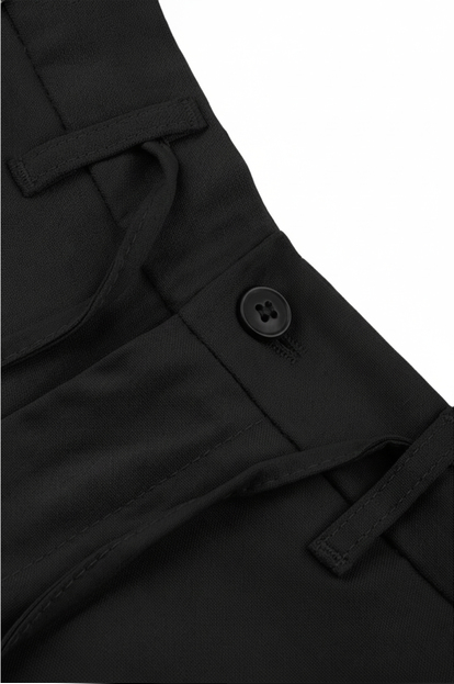 DeepSEA Erkek Likralı Gofre Kumaş Beli Lastikli İpli Slim Fit Günlük Pantolon 2600572