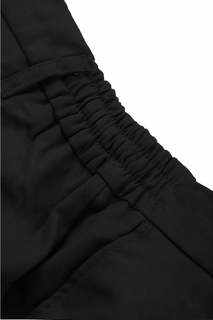 DeepSEA Erkek Likralı Gofre Kumaş Beli Lastikli İpli Slim Fit Günlük Pantolon 2600572