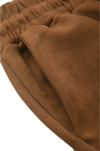 DeepSEA Beli Lastikli Bağcıklı Süet Spor Pantolon 2505556