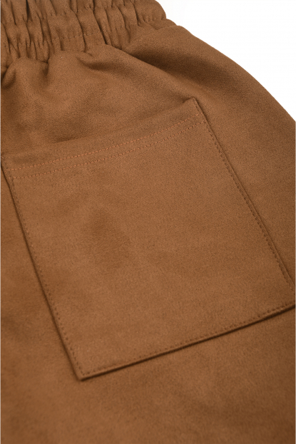 DeepSEA Beli Lastikli Bağcıklı Süet Spor Pantolon 2505556