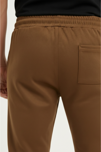 DeepSEA Beli Lastikli Bağcıklı Süet Spor Pantolon 2505556