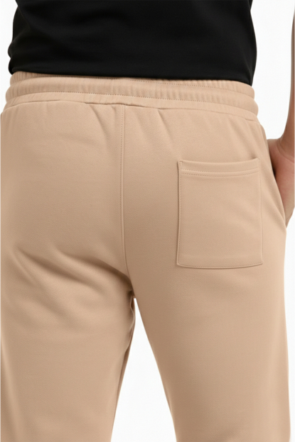 DeepSEA Beli Lastikli Bağcıklı Süet Spor Pantolon 2505556