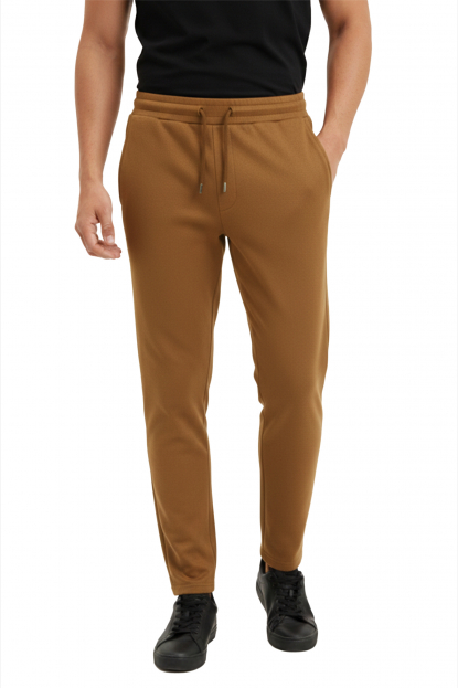 DeepSEA Beli Lastikli Bağcıklı Süet Spor Pantolon 2505556