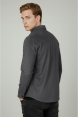 DeepSEA Slim Fit Likralı Çıtçıtlı Süet Gömlek 2500556