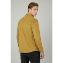 DeepSEA Slim Fit Likralı Çıtçıtlı Süet Gömlek 2500556