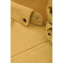 DeepSEA Slim Fit Likralı Çıtçıtlı Süet Gömlek 2500556