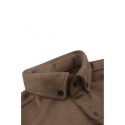DeepSEA Slim Fit Likralı Çıtçıtlı Süet Gömlek 2500556