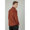 DeepSEA Slim Fit Likralı Çıtçıtlı Süet Gömlek 2500556