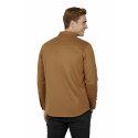 DeepSEA Slim Fit Likralı Çıtçıtlı Süet Gömlek 2500556
