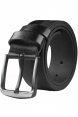DeepSEA Hakiki Deri Lazer Desenli Spor Erkek Kemer Siyah Tokalı Kısaltılabilir 2602670