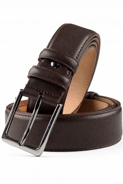 DeepSEA Hakiki Deri Lazer Desenli Spor Erkek Kemer Siyah Tokalı Kısaltılabilir 2602665