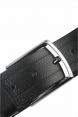 DeepSEA Hakiki Deri Lazer Desenli Spor Erkek Kemer Siyah Tokalı Kısaltılabilir 2602667