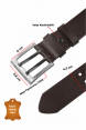 DeepSEA Çift Dilli Kalın Tokalı Erkek Deri Spor Erkek Kemer 1801295