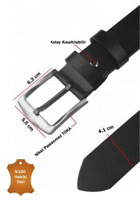 DeepSEA %100 Hakiki Deri Spor Kemer – Nakışlı Deri Yüzey – Kısaltılabilir Tasarım 2602661 2