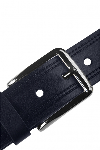 DeepSEA 4 cm Yanları Çift Dikişli Mat Suni Deri Kemer 2402611