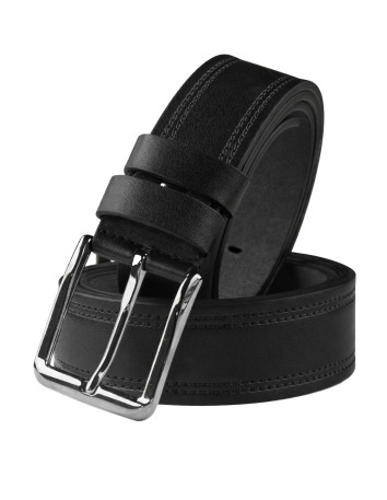 DeepSEA 4 cm Yanları Çift Dikişli Mat Suni Deri Kemer 2402611