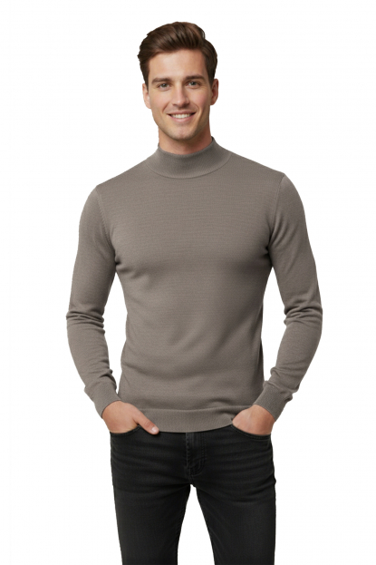 DeepSEA Yarım Balıkçı Yaka Tüylenmeyen İnce Triko Kazak 2505502