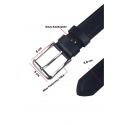 DeepSEA 4 cm Yanları Çift Dikişli Mat Suni Deri Kemer 2402611