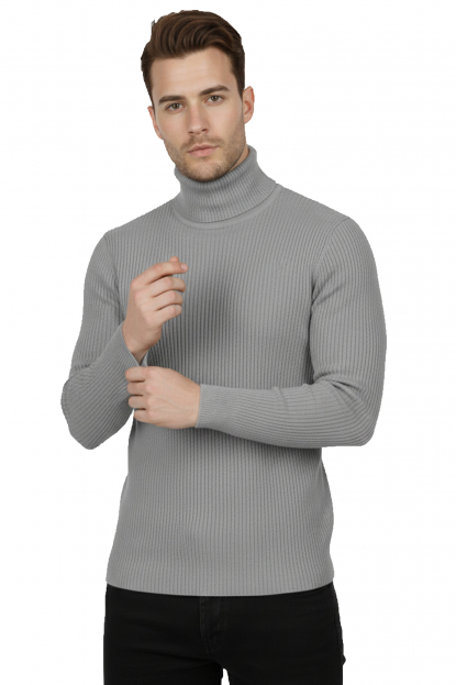 DeepSEA İnce Fitilli Tam Boğazlı Balıkçı Yaka Tüylenmeyen Kazak 2505498