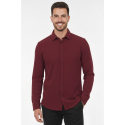 DeepSEA Slim Fit Erkek Gömlek Kolay Ütülenen Nefes Alan Kumaş, Dört Mevsim Şıklık 2602629