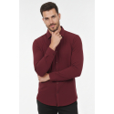 DeepSEA Slim Fit Erkek Gömlek Kolay Ütülenen Nefes Alan Kumaş, Dört Mevsim Şıklık 2602629