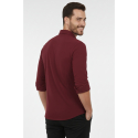 DeepSEA Slim Fit Erkek Gömlek Kolay Ütülenen Nefes Alan Kumaş, Dört Mevsim Şıklık 2602629