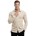 DeepSEA Slim Fit Erkek Gömlek Kolay Ütülenen Nefes Alan Kumaş, Dört Mevsim Şıklık 2602604