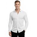 DeepSEA Slim Fit Erkek Gömlek Kolay Ütülenen Nefes Alan Kumaş, Dört Mevsim Şıklık 2602604