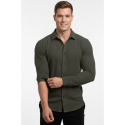 DeepSEA Slim Fit Erkek Gömlek Kolay Ütülenen Nefes Alan Kumaş, Dört Mevsim Şıklık 2602604
