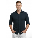 DeepSEA Slim Fit Erkek Gömlek Kolay Ütülenen Nefes Alan Kumaş, Dört Mevsim Şıklık 2602604