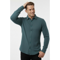 DeepSEA Slim Fit Erkek Gömlek Kolay Ütülenen Nefes Alan Kumaş, Dört Mevsim Şıklık 2602604