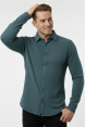 DeepSEA Slim Fit Erkek Gömlek Kolay Ütülenen Nefes Alan Kumaş, Dört Mevsim Şıklık 2602604