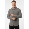 DeepSEA Slim Fit Erkek Gömlek Kolay Ütülenen Nefes Alan Kumaş, Dört Mevsim Şıklık 2602604