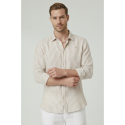 DeepSEA Slim Fit Erkek Gömlek Kolay Ütülenen Nefes Alan Kumaş, Dört Mevsim Şıklık 260226