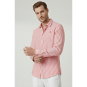 DeepSEA Slim Fit Erkek Gömlek Kolay Ütülenen Nefes Alan Kumaş, Dört Mevsim Şıklık 260226