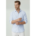 DeepSEA Slim Fit Erkek Gömlek Kolay Ütülenen Nefes Alan Kumaş, Dört Mevsim Şıklık 260226