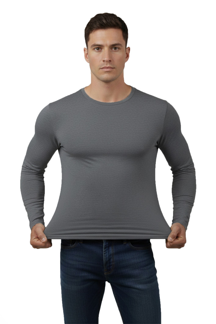 DeepSEA Uzun Kollu Sıfır Yaka Erkek Sweat 2300423 2