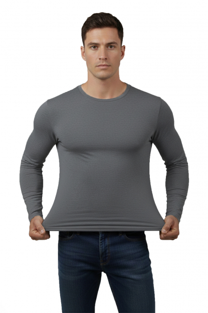 DeepSEA Uzun Kollu Sıfır Yaka Erkek Sweat 2300423